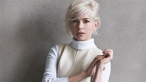 Michelle Williams's Louis Vuitton Campaign Hair and Bangs by 